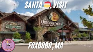 Bass Pro Shop Santa Claus 🎅 Visit  Foxboro MA 2024 [upl. by Aisined]