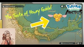 A TASTE OF HONEY GUIDE Where to find the Combees  Pokemon Legends Arceus [upl. by Sardse]