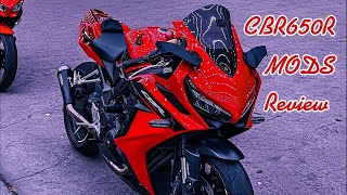 CBR650R ModsReview [upl. by Karli343]