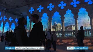 BauxdeProvence  Venise le nouveau thème aux Carrières des lumières [upl. by Alba482]