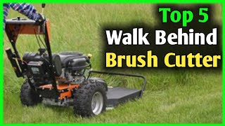 Top 5 Brush Cutter Review  Best Walk Behind Brush Cutter [upl. by Nylassej]