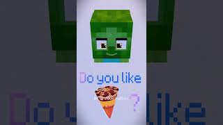 Do You Like Broccoli Ice Cream 🤔👍🥦🍦❓ Minecraft Animation [upl. by Niatsirk435]