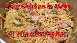 Easy Chicken lo Mein In The Instant Pot  Pothead 101 [upl. by Pollack120]