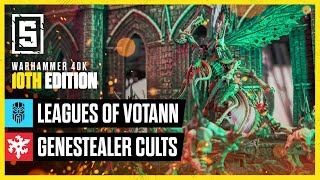 Genestealer Cults vs Leagues of Votann  Warhammer 40k Battle Report [upl. by Herbst122]