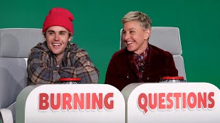 Justin Bieber Answers Ellen’s ‘Burning Questions’ [upl. by Arondel804]