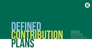 Defined Contribution Plans [upl. by Deva640]