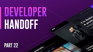 Handoff the Portfolio Website to Developers in Figma  Part 2222 [upl. by Fraser]