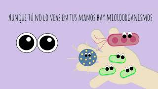 Experimento  ¿Bacterias virus y hongos en tus manos  Ciencia para niños [upl. by Koller472]