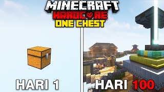 100 Hari Minecraft Hardcore Tapi di Dunia 1 Chest [upl. by Siskind]