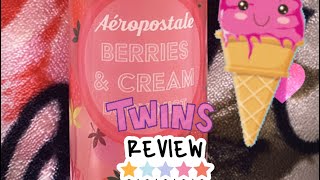 🍓🍨AEROPOSTALE BERRIES amp CREAM REVIEW❤️get twin impressions on this FRUITY SCENT🍓🍓🍓🍓perfume [upl. by Ecnerrot]