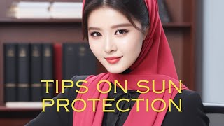 Tips on sun protection SaraBeautyCorner viralvideos trendingvideo video [upl. by Grane]