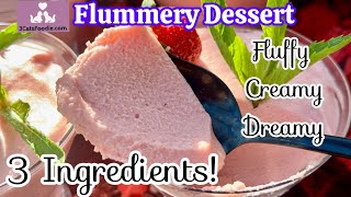 Flummery MUST TRY 3ingredient easy dessert [upl. by Ribal]