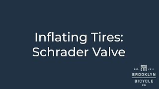 How to Inflate Schrader Valve Tires [upl. by Etom]