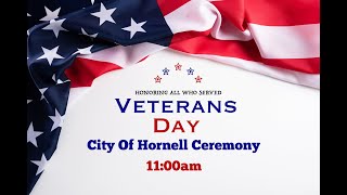 2024 City of Hornell Veterans Day Ceremony [upl. by Ylrevaw]