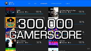 300000 GAMERSCORE Looking over my Gamercard amp talking about games [upl. by Kassel562]