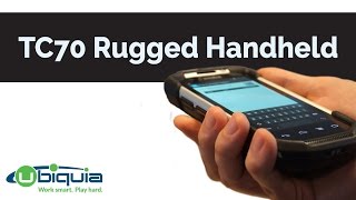 Zebra TC70 Rugged Handheld Computer Review [upl. by Eanel]