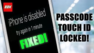 How to Fix a Locked iPhone or iPad  Forgotten Passcode or Locked Touch ID  Unknown Error 9 [upl. by Hadihsar]