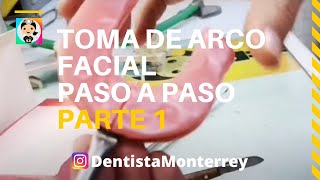 TOMA de ARCO FACIAL PASO a PASO👅 Plano Oclusal Maxilar Superior PARTE1 WhipMix [upl. by Hawkins]