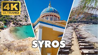 SYROS Island  Greece 🇬🇷  Best Beaches and Places  Travel Guide 4K UHD [upl. by Eserrehs142]