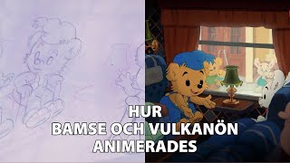 Hur quotBamse och vulkanönquot animerades  Bamse och vulkanön  På bio nu [upl. by Uohk]