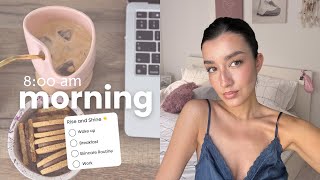 8AM MORNING ROUTINE 🩷 Katerina Visseri [upl. by Evetta]