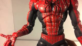 ToyBiz SpiderMan 2  18 inch Super Posable SpiderMan Figure Review [upl. by Ayotahs]