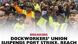 LONGSHORE MEN STRIKE Port workers already make 120000 to 200000 a yr Get back to work [upl. by Jeffry474]