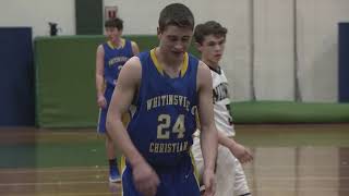 Whitinsville Christian at Nipmuc  Friday Night Hoops 1252019 [upl. by Ayhtnic]