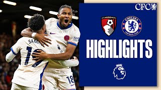 SUPER SUB NKUNKU SCORES WINNER  Bournemouth 01 Chelsea  HIGHLIGHTS  Premier League 202425 [upl. by Rogergcam]