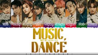 NCT 127  MUSIC DANCE Lyrics Color CodedHanRomEng [upl. by Elfreda]