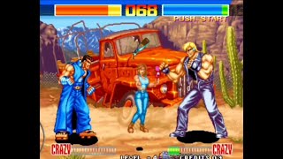 GanGan Aggressors of Dark Kombat Arcade Video Game [upl. by Arytal]