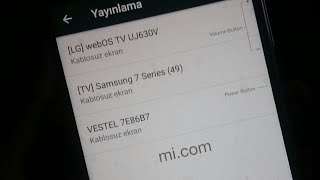 Xiaomi screen mirroring  Xiaomi Ekran yansıtma [upl. by Iturhs]