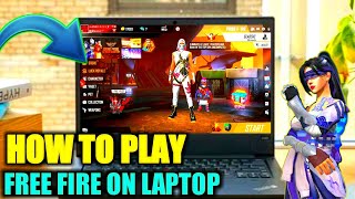 How to play free fire in laptop  play free fire on laptop  Free fire kese khele laptop me [upl. by Ferd376]