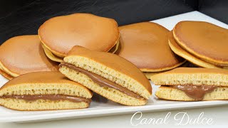 RECETA DE DORAYAKI  PANQUEQUE JAPONÉS RECETA FÁCIL Y RÁPIDA [upl. by Leahcin102]