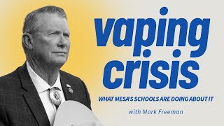 Mark Freeman and Dr Andi Fourlis Address the Vaping Crisis in Mesas Schools [upl. by Ellehcil]