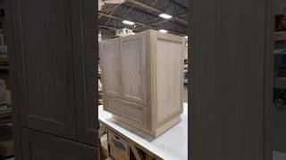 White Oak Vanity🤌🤌 cabinetdoors cabinetmaker woodworking carpentry whiteoak vanity [upl. by Riffle]