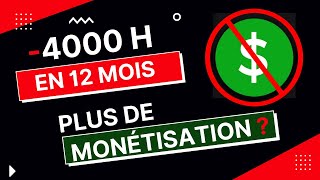 YouTube concernant les 4000 heures de visionnage [upl. by Wampler]