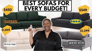 My Top 10 Favorite Sofas From Least to Most Expensive Amazon Ikea Pottery Barn Macys amp More [upl. by Anihsak]