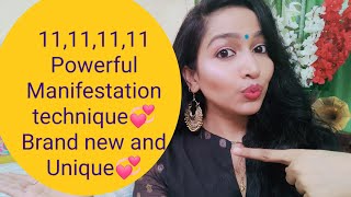 Extremely Powerful 11111111 Manifestation technique❤Unique and Brand new💞Manifest fast and easy🥰 [upl. by Angy245]