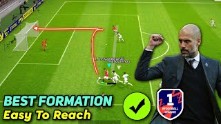 Best Formation to Reach Division 1 in eFootball 2023 Mobile ✅ How To Build Squad For Quick Counter [upl. by Atinuj]