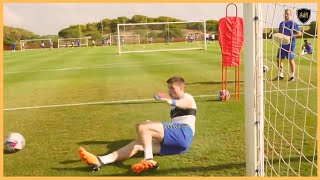 Coventry City FC amp Rangers  Goalkeeper Training [upl. by Ettessil]