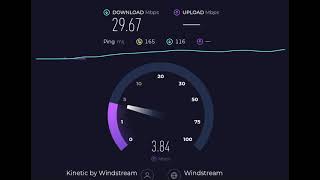 Kinetic Internet 1 Gig Internet speed test [upl. by Oiramd]