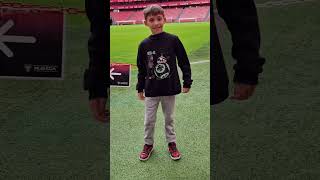 Visita al estadio de San Mamés en Bilbao ⚽ futbol futbolniños laliga athleticbilbao [upl. by Ahc992]