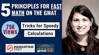 GMAT Club Live 5 Principles for Fast Math on the GMAT [upl. by Mccandless39]