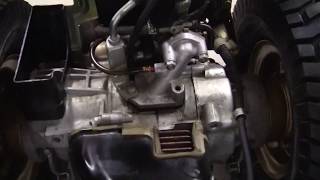 1 Honda Gyro  How to change Oil [upl. by Yelsgnik]