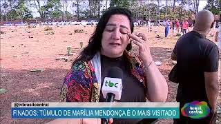 0211  Finados Túmulo de Marília Mendonça e o mais Visitado [upl. by Lapo]