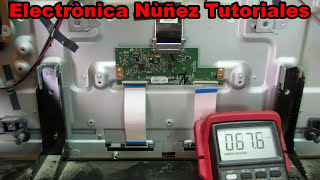 👉MODIFICAR PINES DE LA TCON  LG sin imagen😭 Solución 💯 video1️⃣ Electronica nuñez👉❤️ [upl. by Aidua]