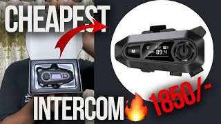 Unboxing the Cheapest Helmet Intercom for Bikers🔥  Edyell A1 Intercom [upl. by Chaffin]