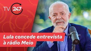 Lula concede entrevista à rádio Meio [upl. by Akinet]