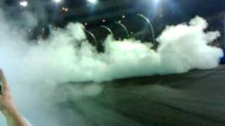 Massive NASCAR Burnout Up Close  Kyle Busch [upl. by Eisle115]